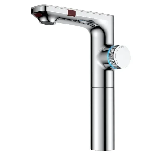 Смеситель для раковины MORANS сенсорный высокий, хром, 076003