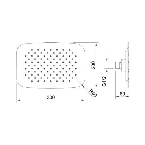 Душевой комплект BERGES VENTAS 3O, хром, 073009