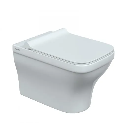 Инсталляция NOVUM 525, кнопка L3, унитаз STRATI Rimless, сиденье дюропласт Strati Slim SO - NOVUM L3, 042448