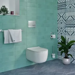 Инсталляция BERGES для скрытого монтажа NOVUM с кнопкой F4 белая Soft Touch - NOVUM F4, 040254