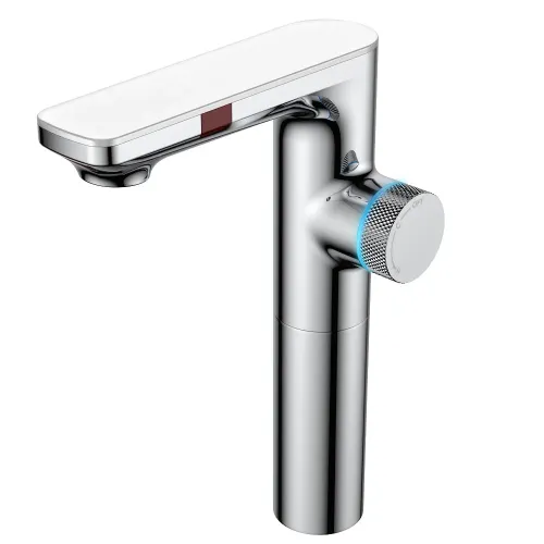 Смеситель для раковины MORANS сенсорный высокий, хром, 076003