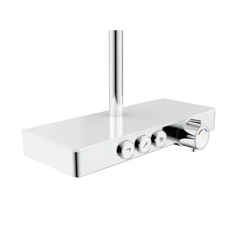 Душевая стойка BERGES MORANS с изливом и термостатом, хром - BERGES NARDIS 2R, 075001