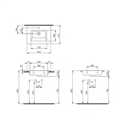 Раковина EGO 61х47,5 см, 182004