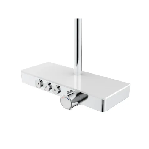 Душевая стойка BERGES MORANS с изливом и термостатом, хром - BERGES NARDIS 2R, 075001