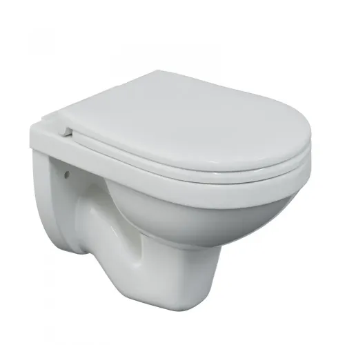 Унитаз BERGES подвесной GAMMA 52 см с сиденьем Gamma SO микролифт быстросъём, 081105