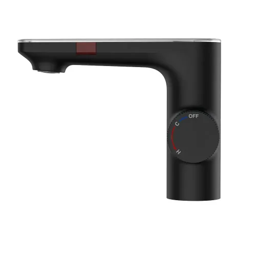 Смеситель для раковины MORANS сенсорный, черный матовый, 076002