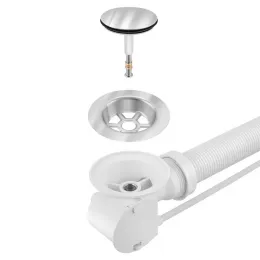 Слив-перелив BERGES для ванны полуавтомат 60 см, 051009