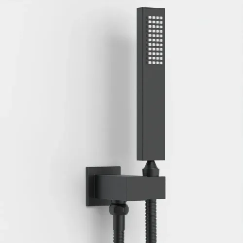 Душевой комплект BERGES VENTAS 2S BLACK, черный матовый, 073002