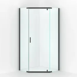 Душевой уголок SOLO T Black 1000*1000, 061110