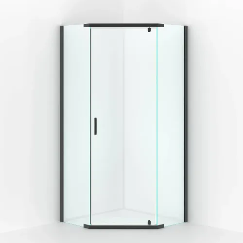 Душевой уголок SOLO T Black 1000*1000, 061110