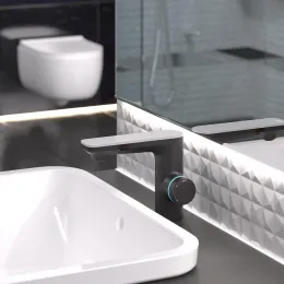 Смеситель для раковины MORANS сенсорный, черный матовый, 076002