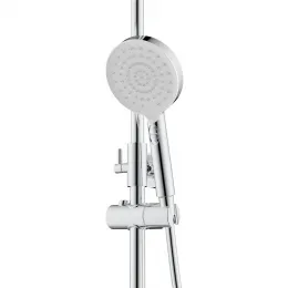 Душевая стойка BERGES MORANS с изливом и термостатом, хром - BERGES NARDIS 2R, 075001