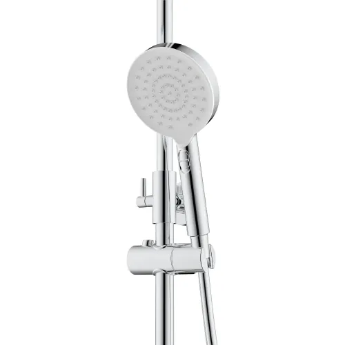 Душевая стойка BERGES MORANS с изливом и термостатом, хром - BERGES NARDIS 2R, 075001