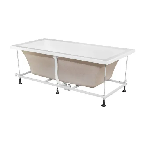 Ванна BERGES акриловая TARI 170х80 с каркасом, 050030