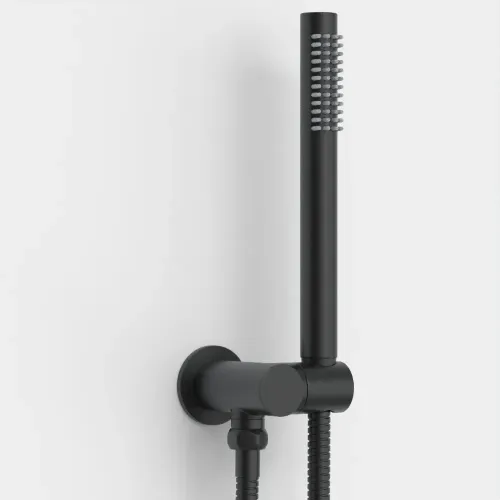 Душевой комплект BERGES VENTAS 2R BLACK, черный матовый, 073004