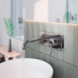 Смеситель для раковины VENTAS R скрытого монтажа, совместный, хром, 076009