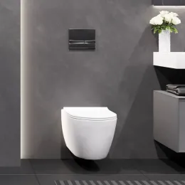 Инсталляция NOVUM 525, кнопка F1, унитаз OKUS, сиденье дюропласт Toma Slim SO - NOVUM F1, 043282