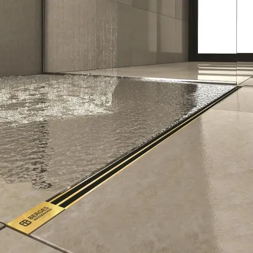 BERGES Желоб водосток SUPER Slim 1000, 092155