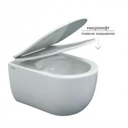 Инсталляция NOVUM 525, кнопка О2, унитаз VENTAS Rimless, сиденье дюропласт Ventas Slim SO - NOVUM О2, 043240