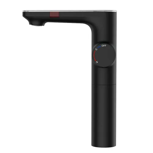 Смеситель для раковины MORANS сенсорный высокий, черный матовый, 076004