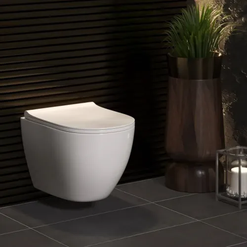 Инсталляция NOVUM 525, кнопка D7, унитаз OKUS, сиденье дюропласт Toma Slim SO, 043262