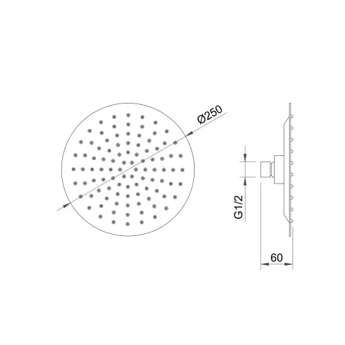 Душевой комплект BERGES VENTAS 3R, хром, 073007