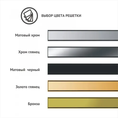 BERGES Желоб водосток В1 Keramik 700, бронза, вертикальный выпуск S-сифон D50/105мм H30/135мм, 094018