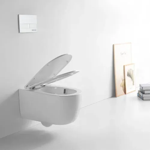 Унитаз BERGES подвесной Tornas Rimless 53 см, сиденье дюропласт Tornas Slim SO, микролифт, быстросъём - Tornas, 082137