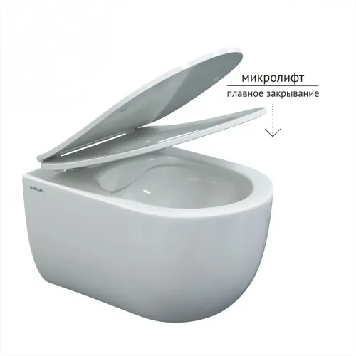 Инсталляция NOVUM 525, кнопка L3, унитаз VENTAS Rimless, сиденье дюропласт Ventas Slim SO - NOVUM L3, 043237