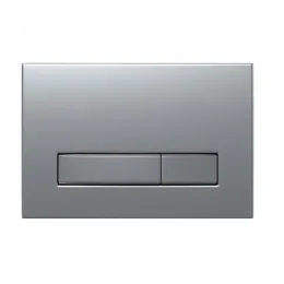 Инсталляция АТОМ Line 410 кнопка матовый хром - АТОМ Line 410 кнопка матовый никель, 040344