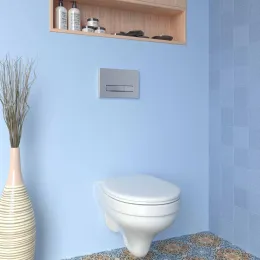 Инсталляция АТОМ Line 410 кнопка хром - АТОМ Line 410 кнопка хром, 040338