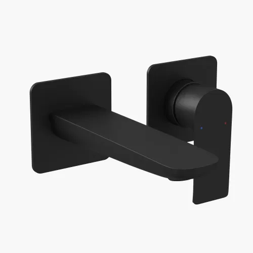 Смеситель для раковины VENTAS S скрытого монтажа, раздельный, черный матовый, 076008