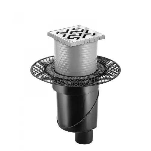 BERGES Трап водосток PLATZ Antik 100х100, 091060