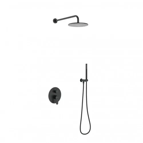 Душевой комплект BERGES NARDIS 2S BLACK, черный матовый, 071004