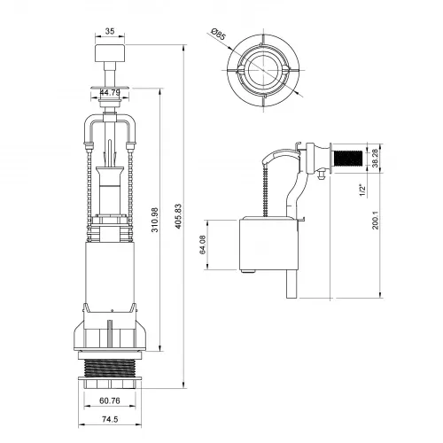 Комплект арматуры Eko 02, 030202