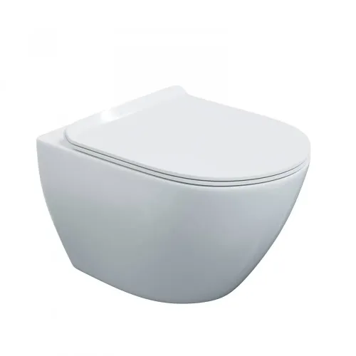 Инсталляция NOVUM 525, кнопка D7, унитаз PUMA Rimless 51 см, сиденье дюропласт Toma Slim SO, 043270