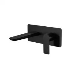 Смеситель для раковины VENTAS S скрытого монтажа, совместный, черный матовый, 076006