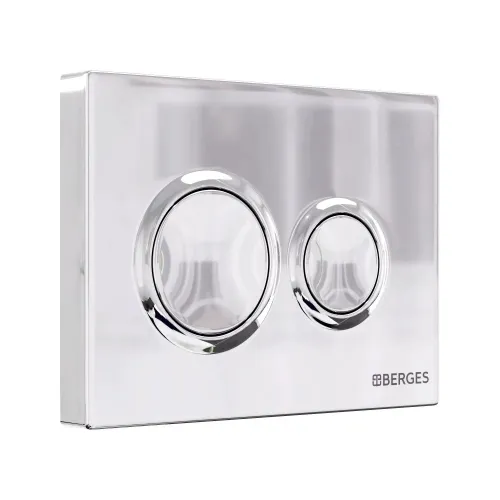 Инсталляция NOVUM 525, кнопка O3 хром глянец, унитаз EGO Rimless, сидение Okus Slim SO - NOVUM O3, 043249