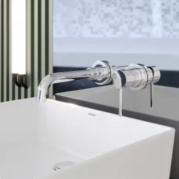 Смеситель для раковины VENTAS R скрытого монтажа, раздельный, хром, 076011