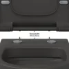Унитаз BERGES подвесной EGO XL матовый антрацит Rimless 54 см, сиденье EGO XL Slim SO матовый антрацит, микролифт, быстросъем - EGO XL, 083218