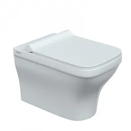 Инсталляция NOVUM 525, кнопка F5, унитаз STRATI Rimless, сиденье дюропласт Strati Slim SO - NOVUM F5, 042451