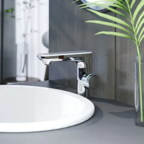 Смеситель для раковины MORANS сенсорный, хром, 076001