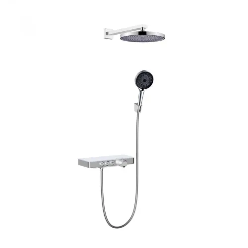 Душевая стойка BERGES MORANS с изливом и термостатом, хром - BERGES NARDIS 2R, 075003
