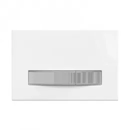 Инсталляция АТОМ Line 410 кнопка белая/хром глянец, 040341