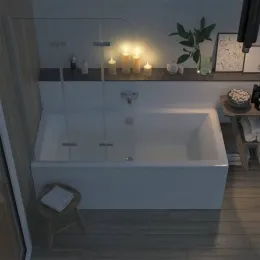 Ванна BERGES акриловая TARI 170х80 с каркасом, 050030