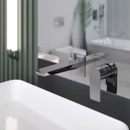 Смеситель для раковины VENTAS S скрытого монтажа, раздельный, хром, 076007