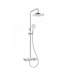 Душевая стойка BERGES MORANS с изливом и термостатом, хром - BERGES NARDIS 2R, 075001