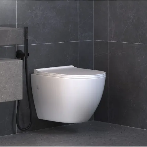 Инсталляция NOVUM 525, кнопка R2, унитаз OKUS, сиденье дюропласт Toma Slim SO - NOVUM R2, 043276