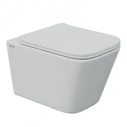 Инсталляция NOVUM 525, кнопка L5, унитаз FLOE S Rimless, сиденье дюропласт Floe S Slim SO - NOVUM L5, 043243