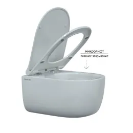 Инсталляция NOVUM525, кнопка L5 Soft Touch черная, унитаз EGO Rimless, сиденье Toma SO, 043232